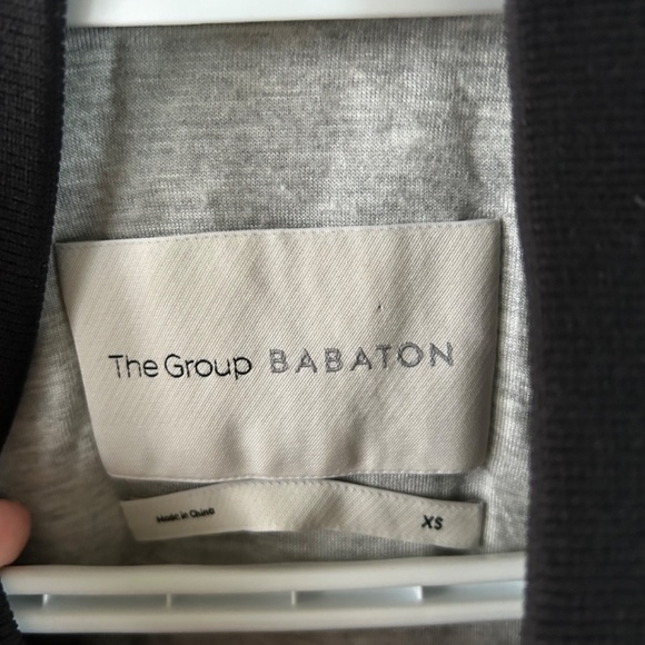 The Group Babaton Full Zipper Bomber Style Jacket Black - Size Extra Small - Picture 3 of 3